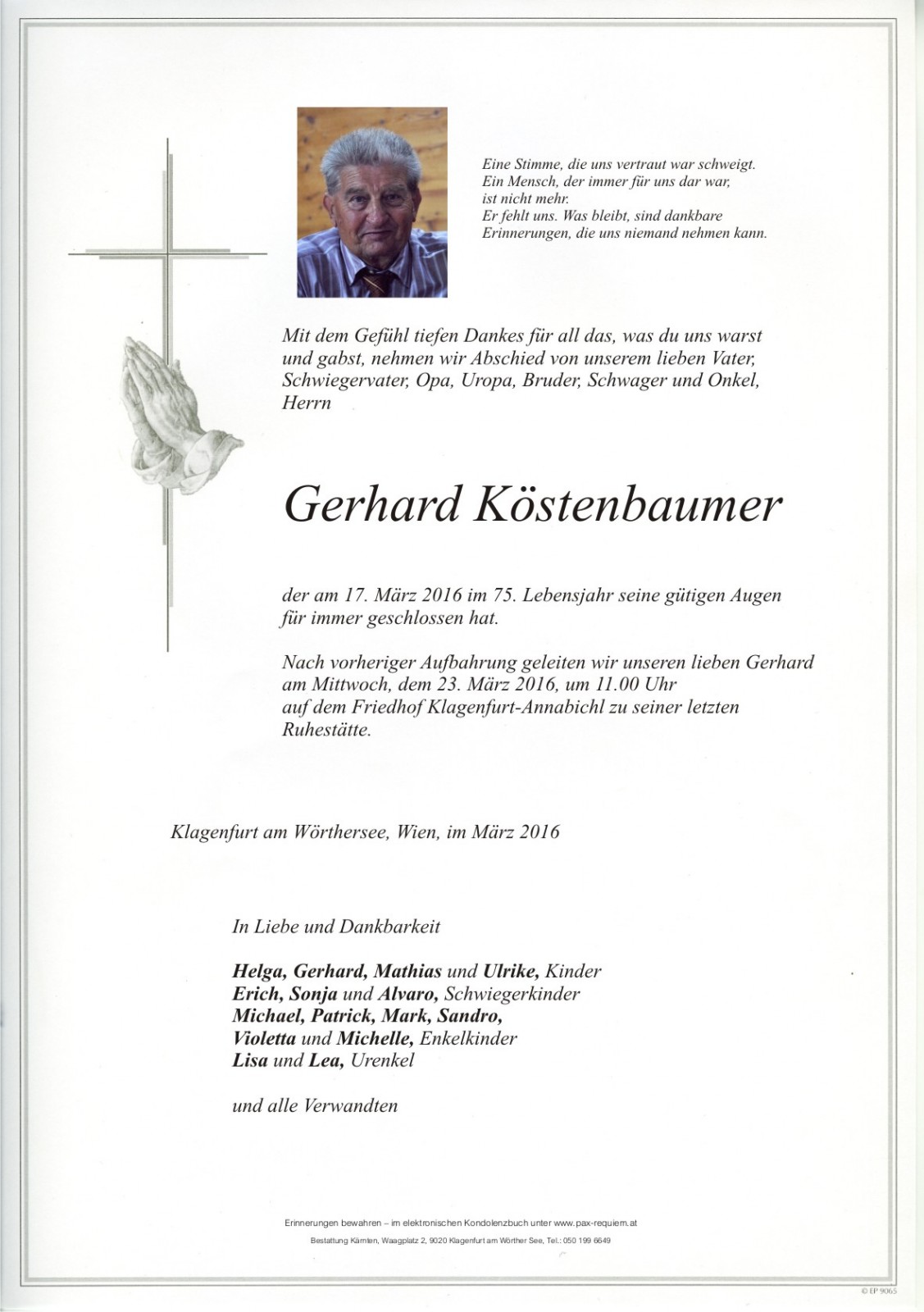 Parte Gerhard Köstenbaumer