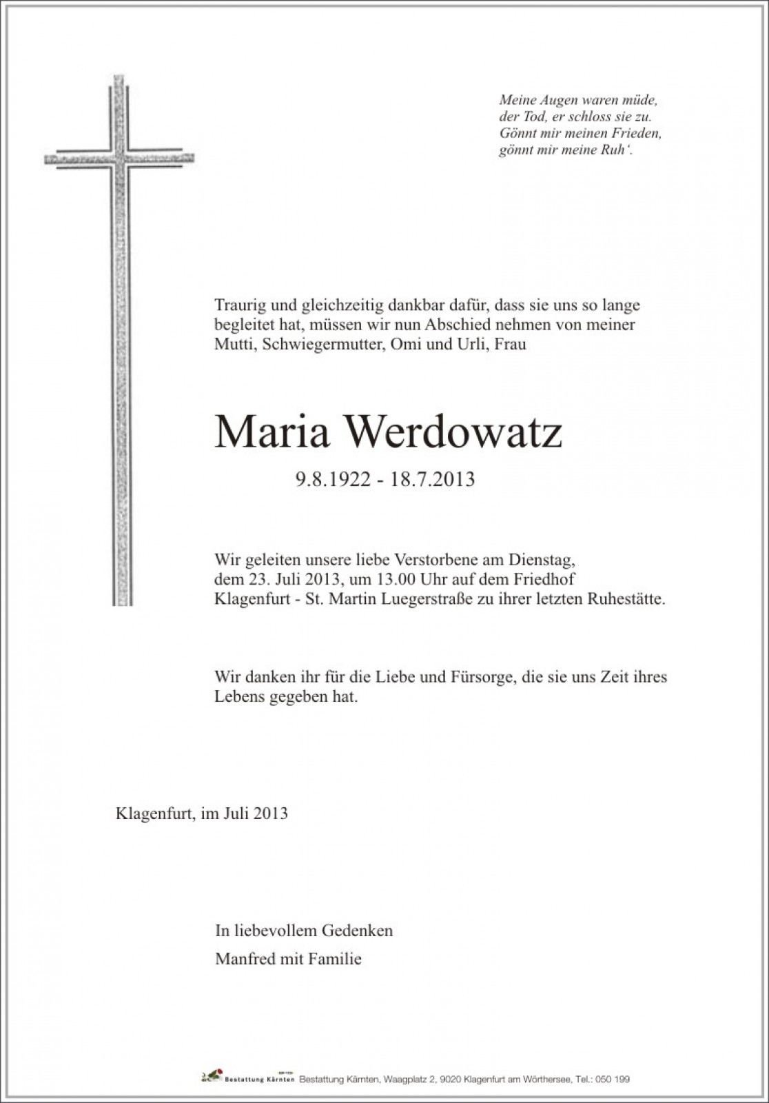 Parte Maria Werdowatz
