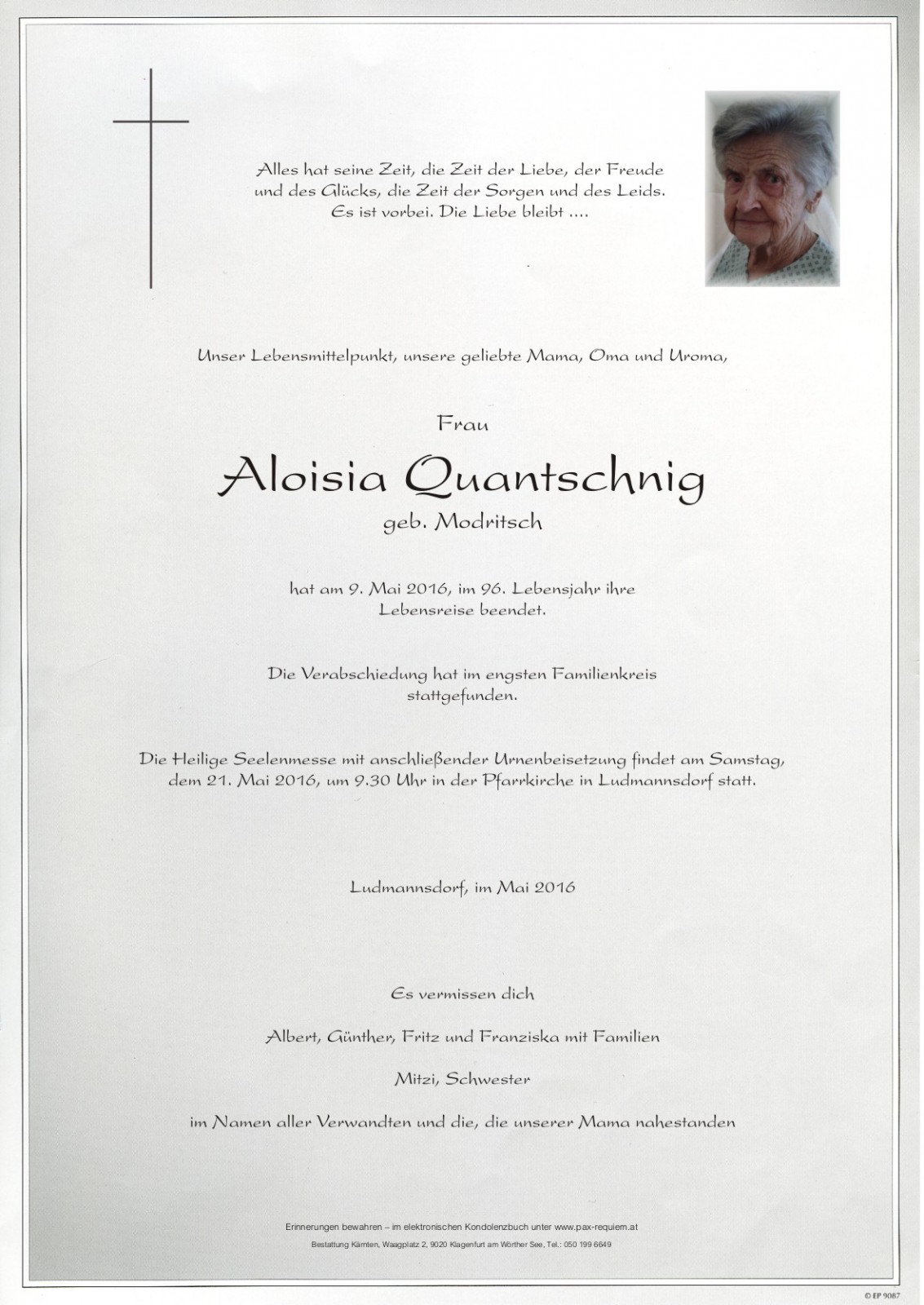 Parte Quantschnig Aloisia