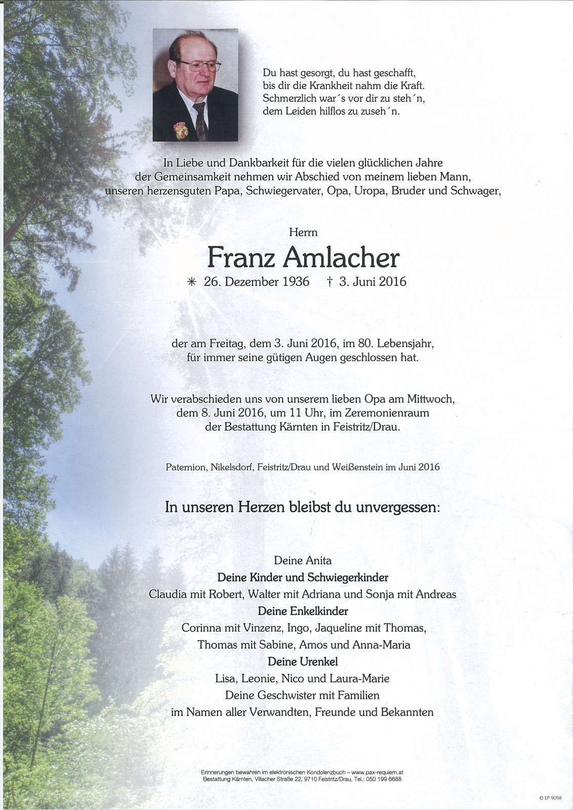 Parte Franz Amlacher