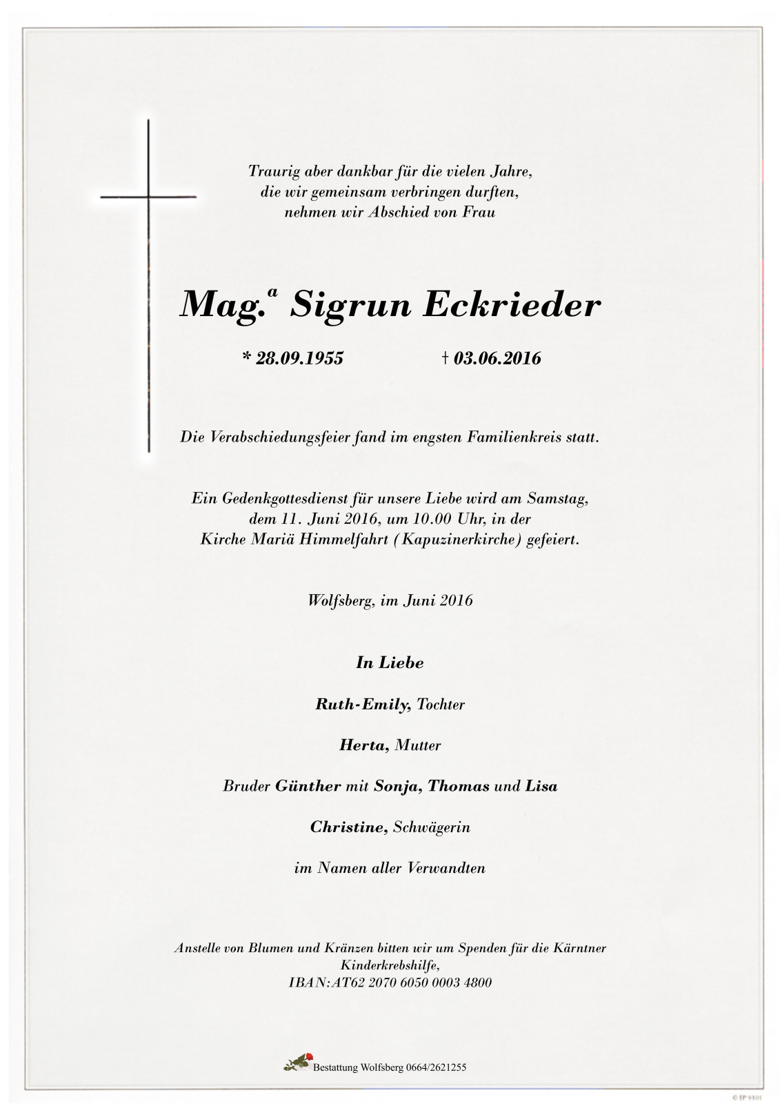 Parte Mag.a Sigrun Eckrieder