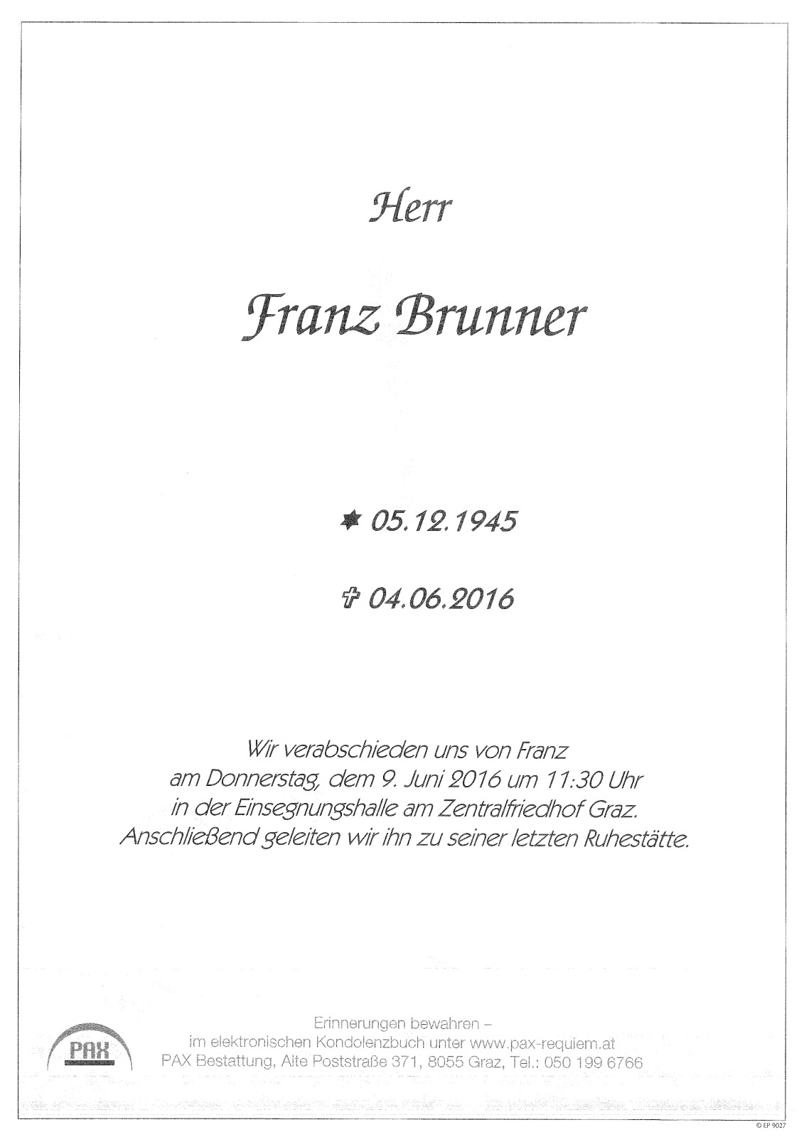 Parte Franz Brunner