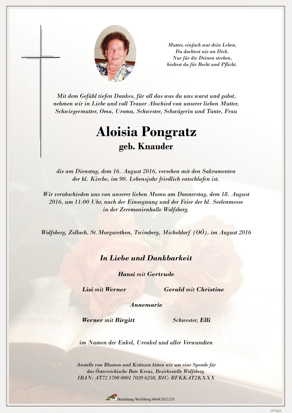 Parte Aloisia Pongratz