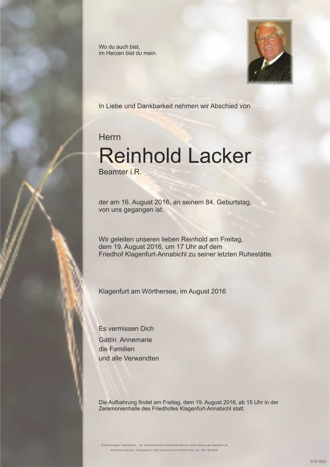 Parte Reinhold Lacker