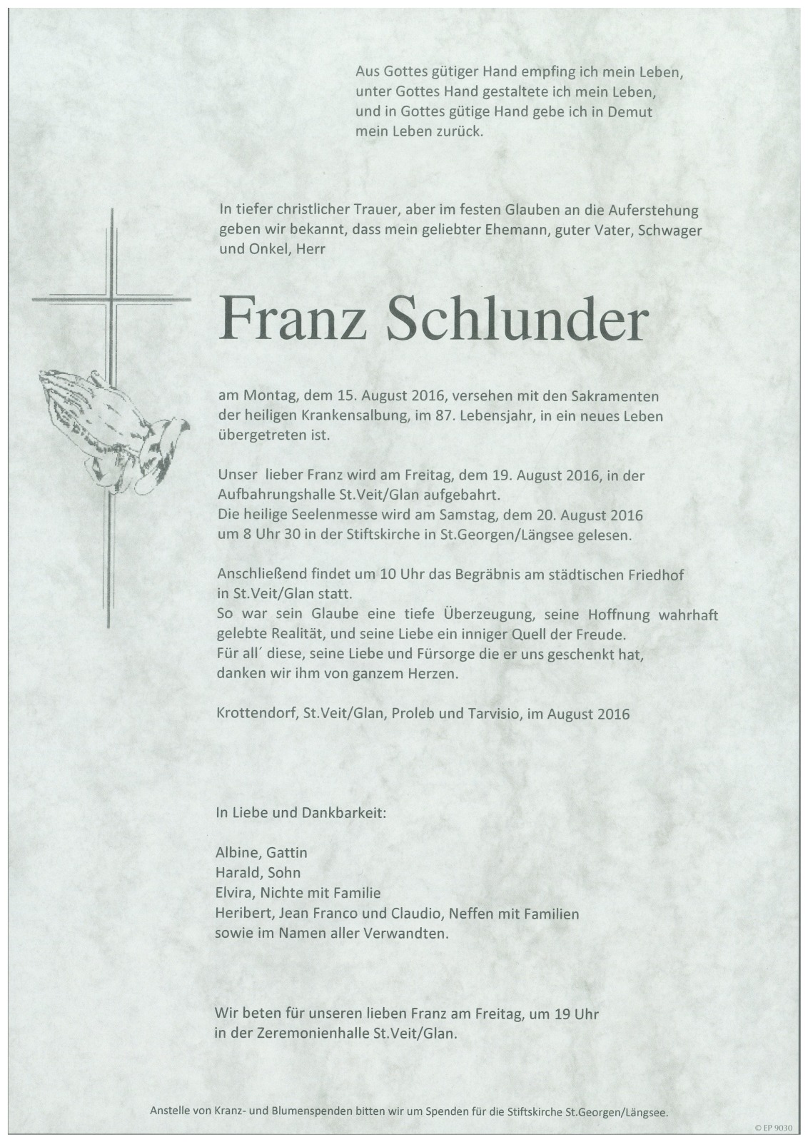 Parte Franz Schlunder