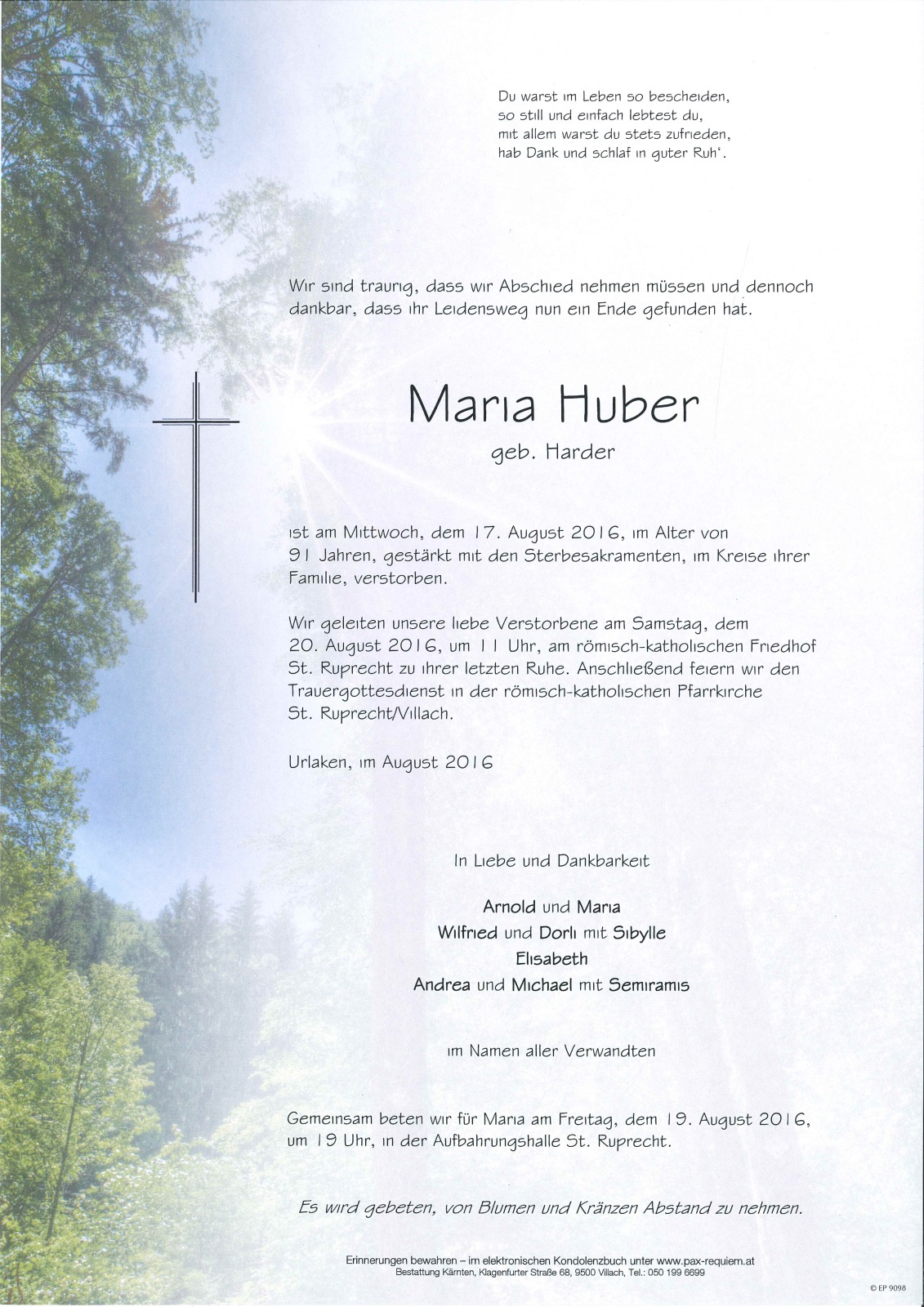 Parte Maria Huber