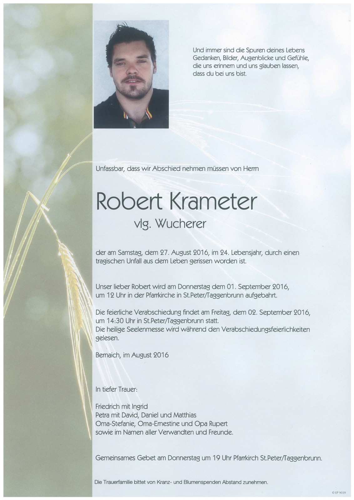 Parte Robert Krameter