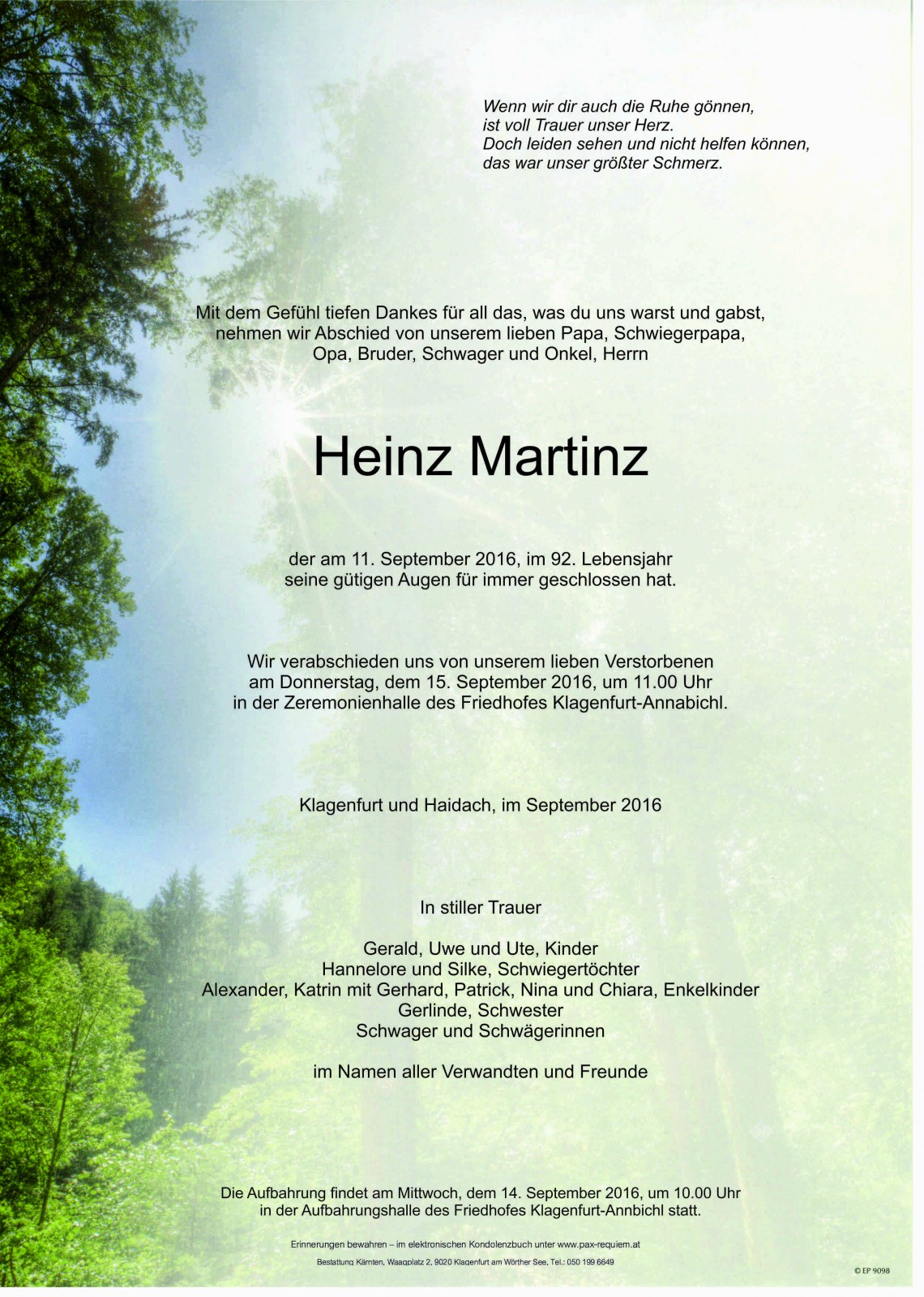 Parte Heinz Martinz