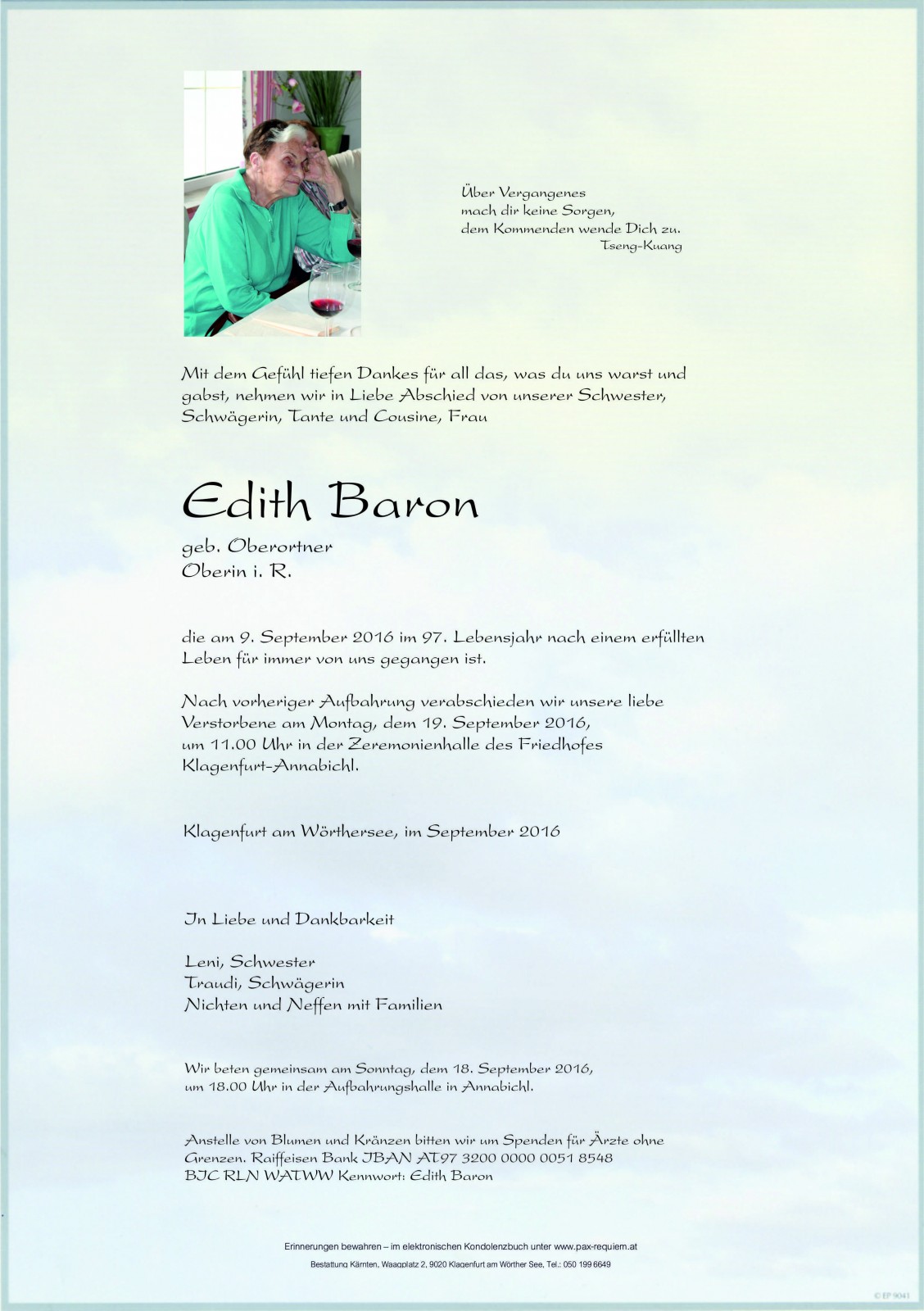 Parte Edith Baron