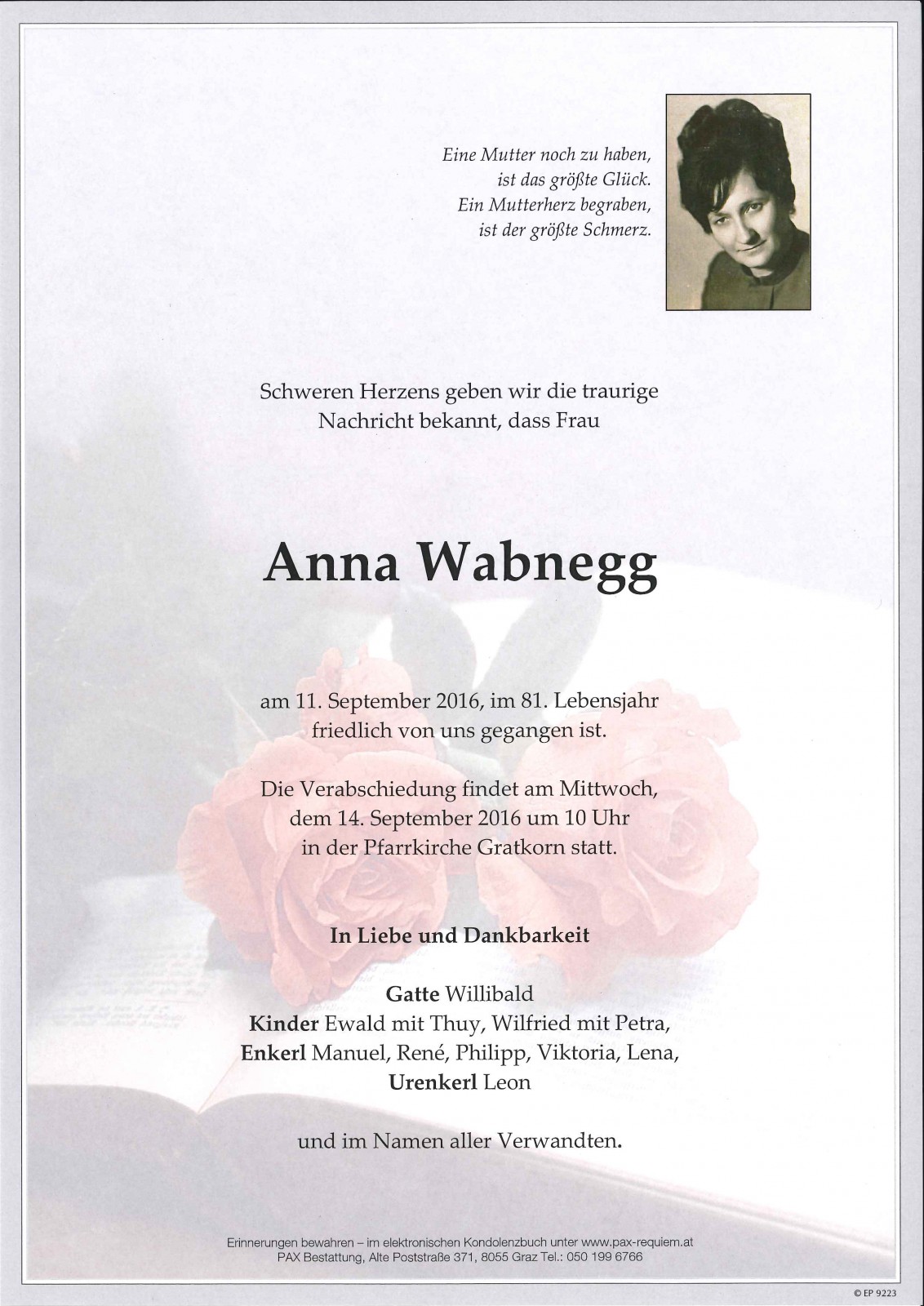 Parte Anna Wabnegg