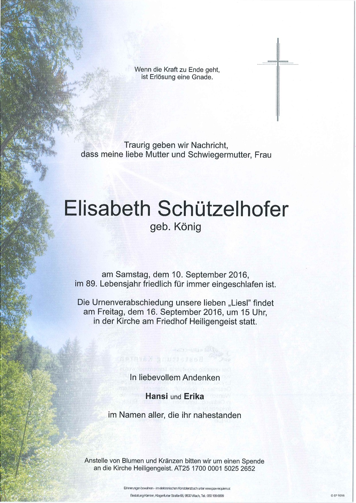 Parte Elisabeth Schützelhofer