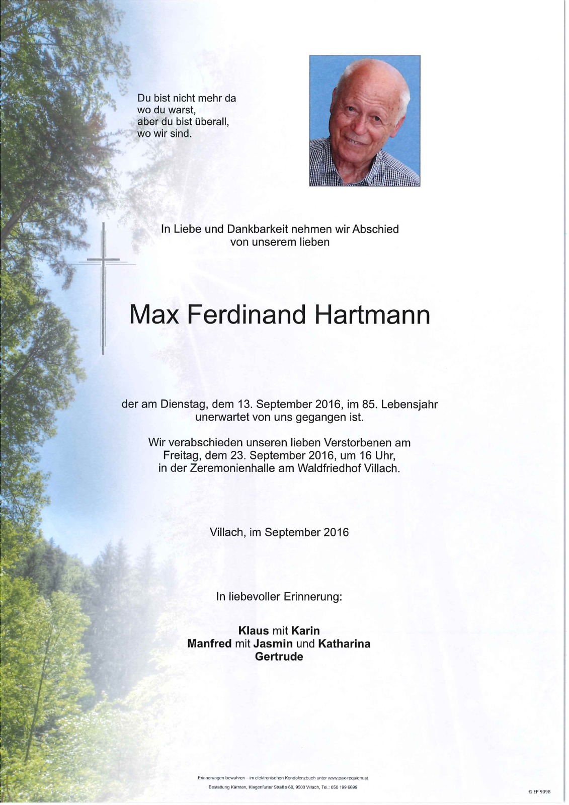 Parte Max Ferdinand Hartmann