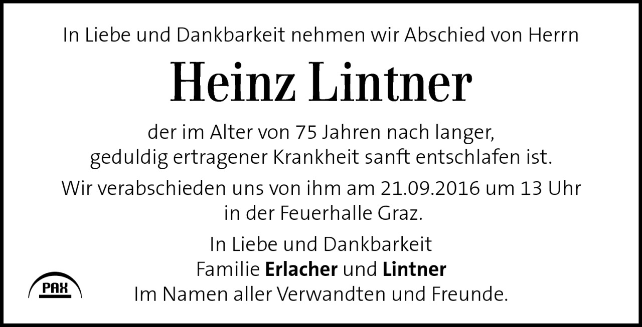 Parte Heinz Lintner
