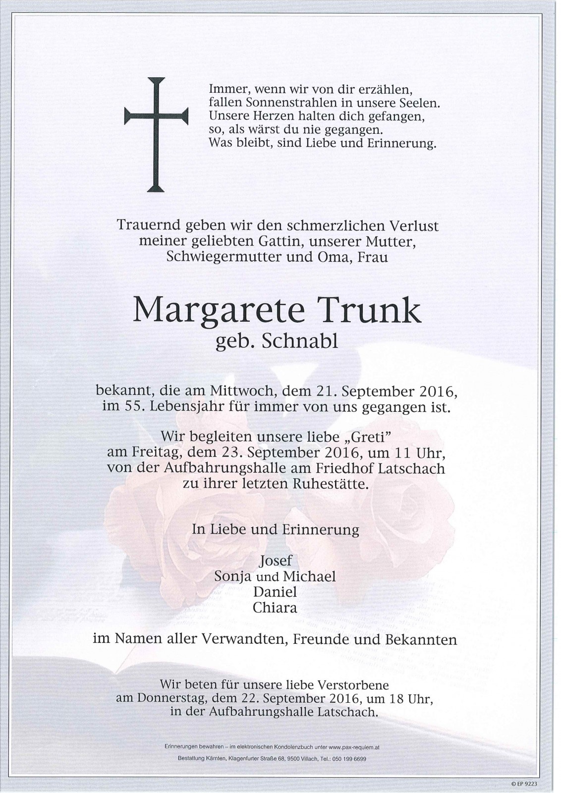 Parte Margarete Trunk