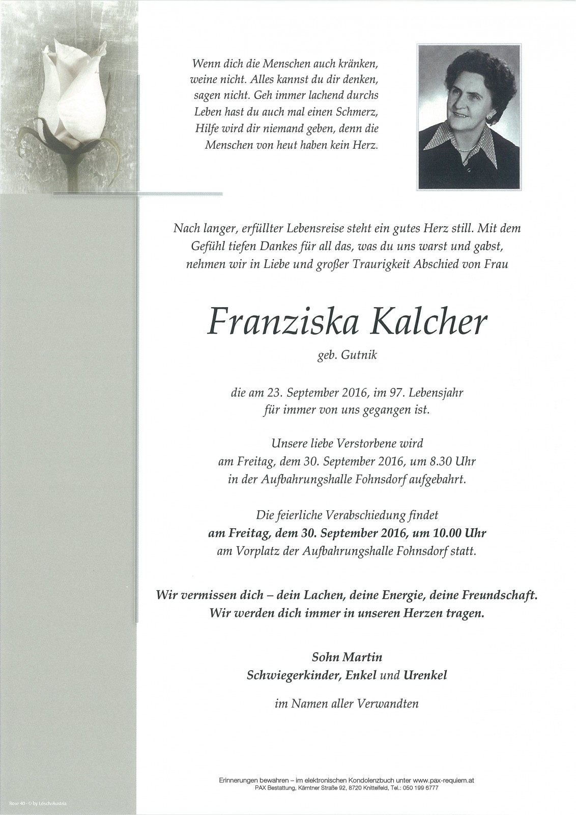 Parte Franziska Kalcher