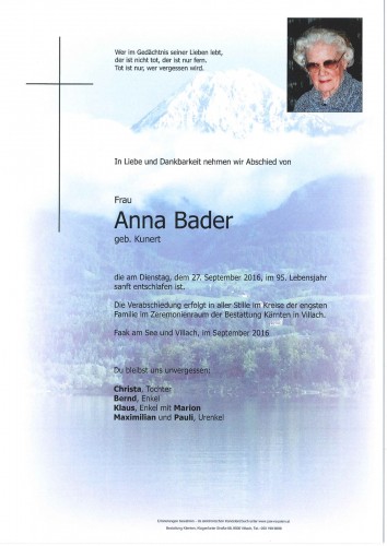 Anna Bader