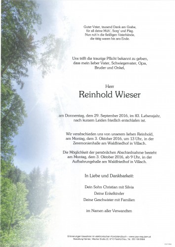 Reinhold Wieser