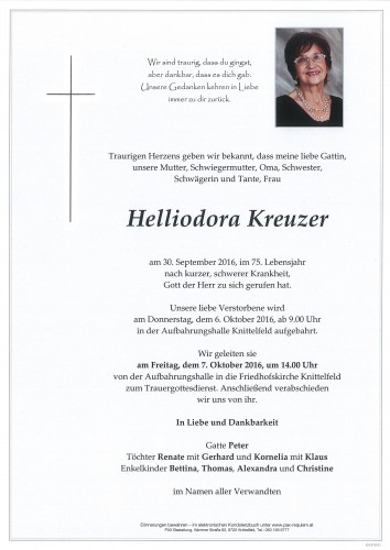 Helliodora Kreuzer