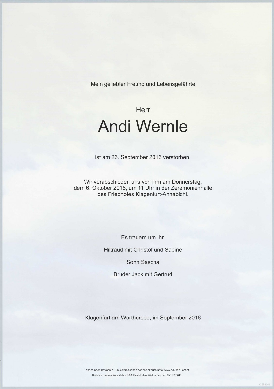 Parte Andres Francisco Wernle