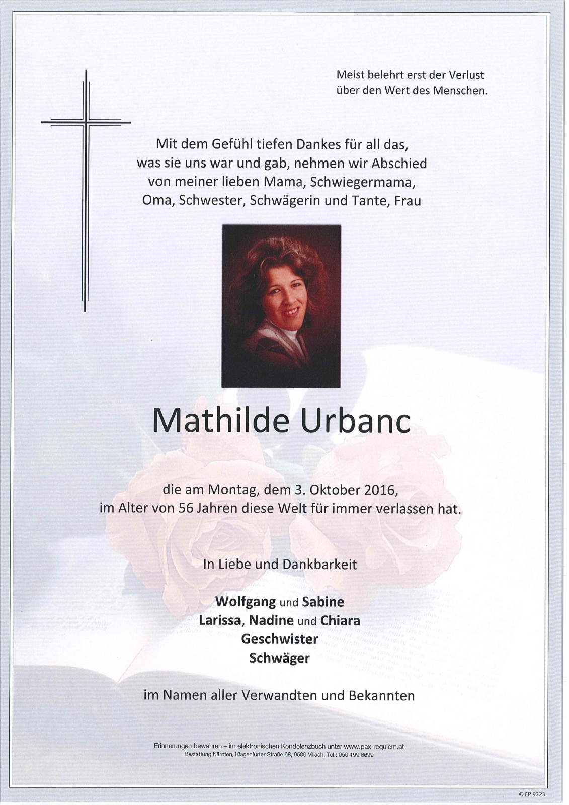 Parte Mathilde Urbanc