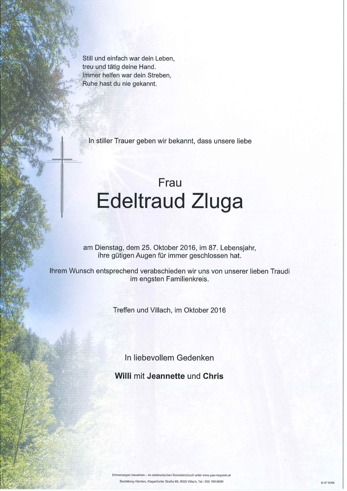 Parte Edeltraud Zluga