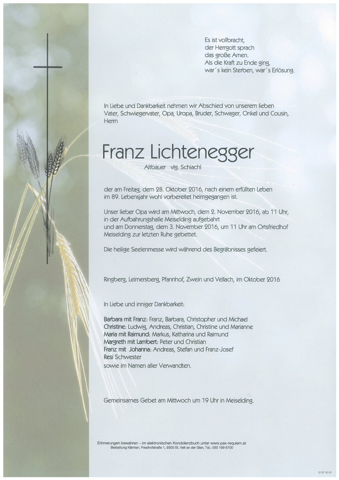 Parte Franz Lichtenegger