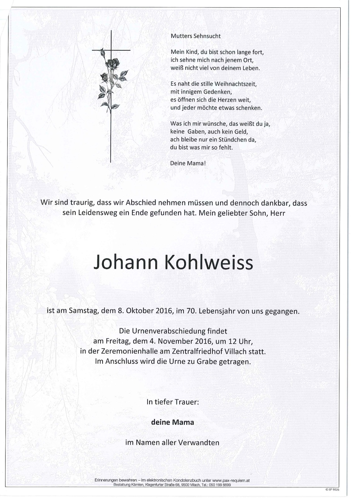 Parte Johann Kohlweiss
