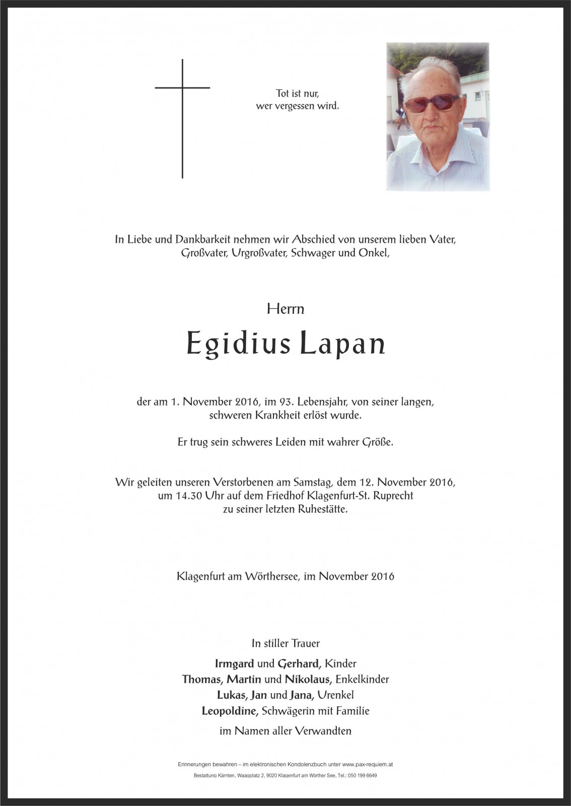 Parte Egidius Lapan