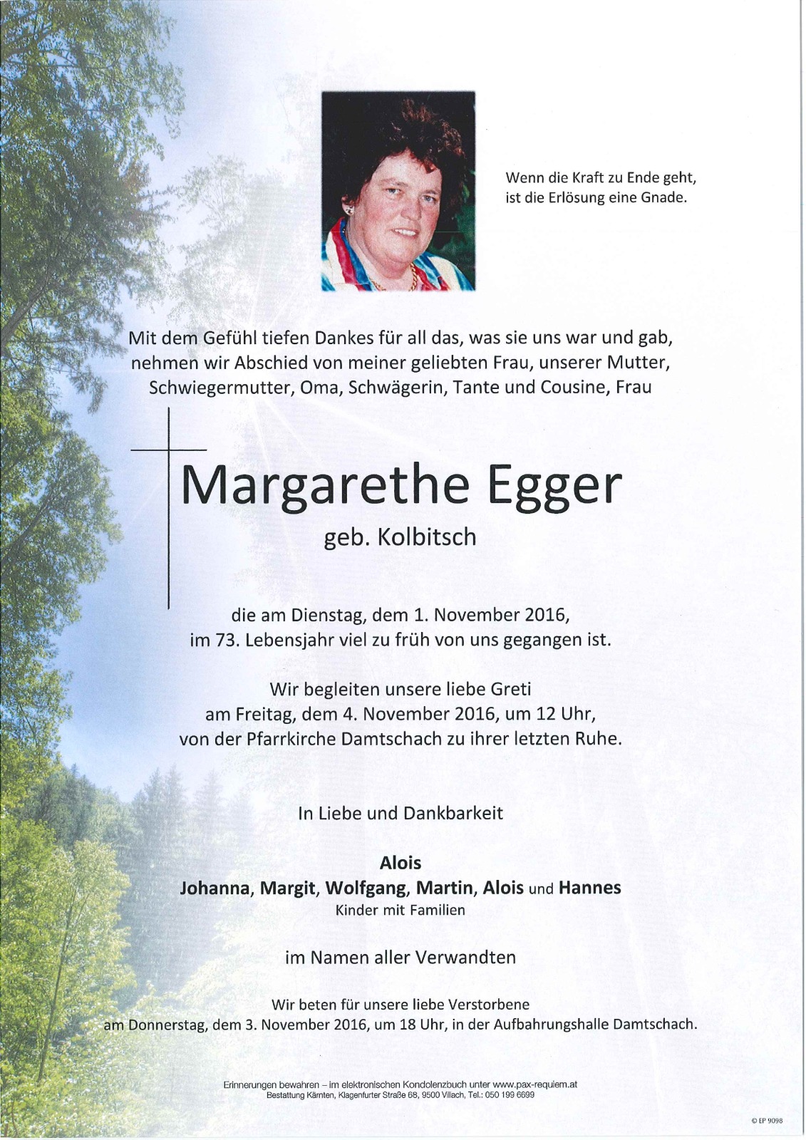 Parte Margarethe Egger