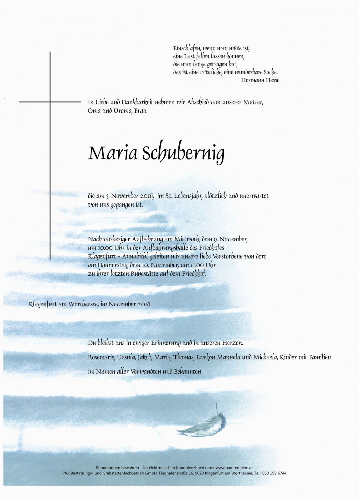 Parte Maria Schubernig