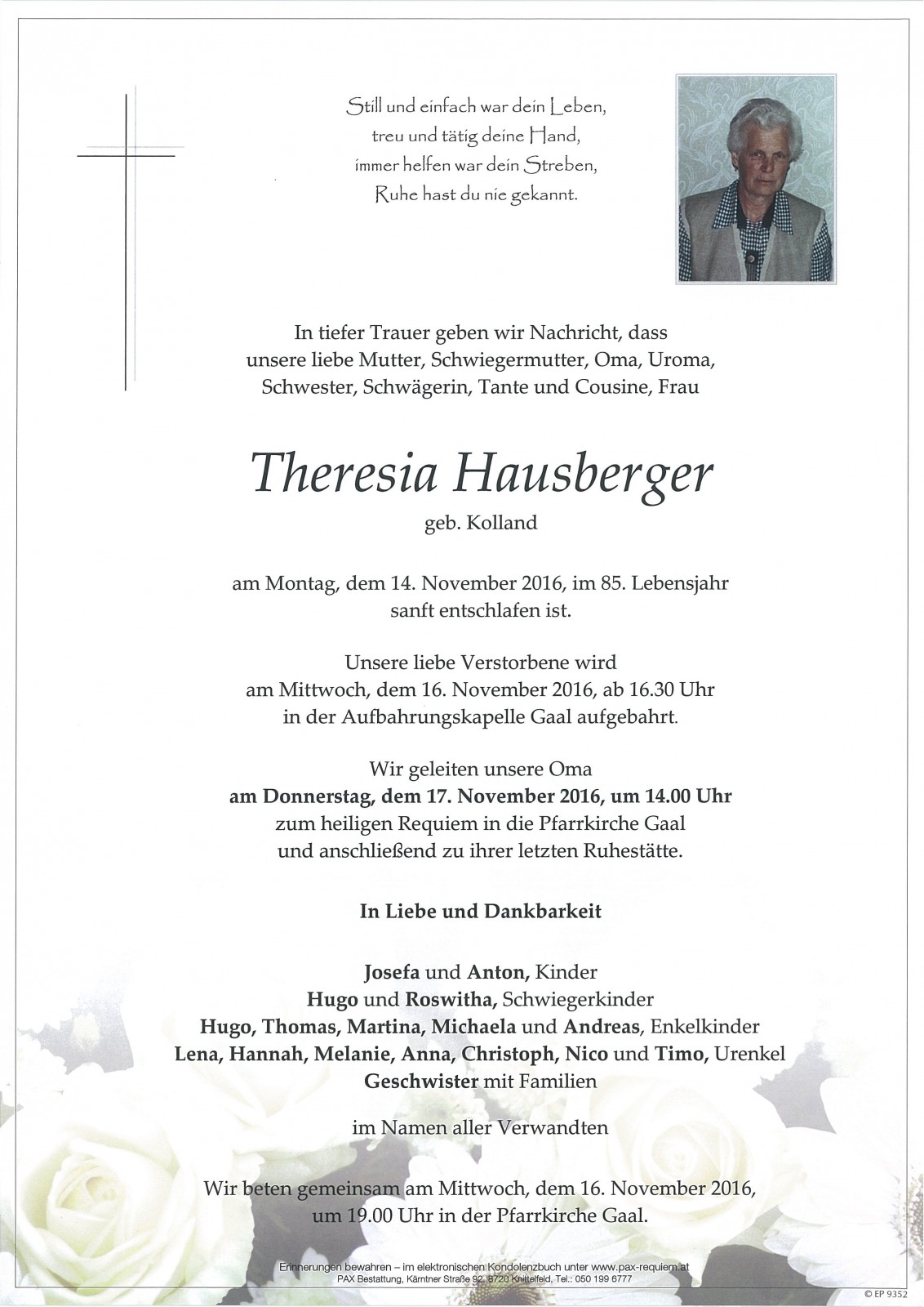 Parte Theresia Hausberger
