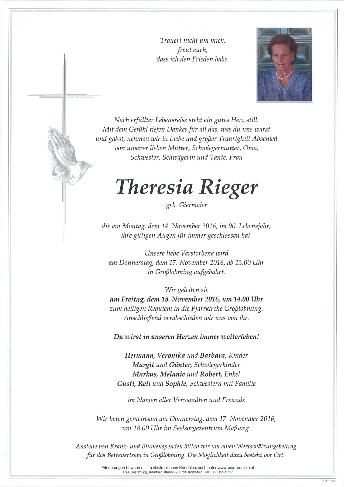 Parte Theresia Rieger
