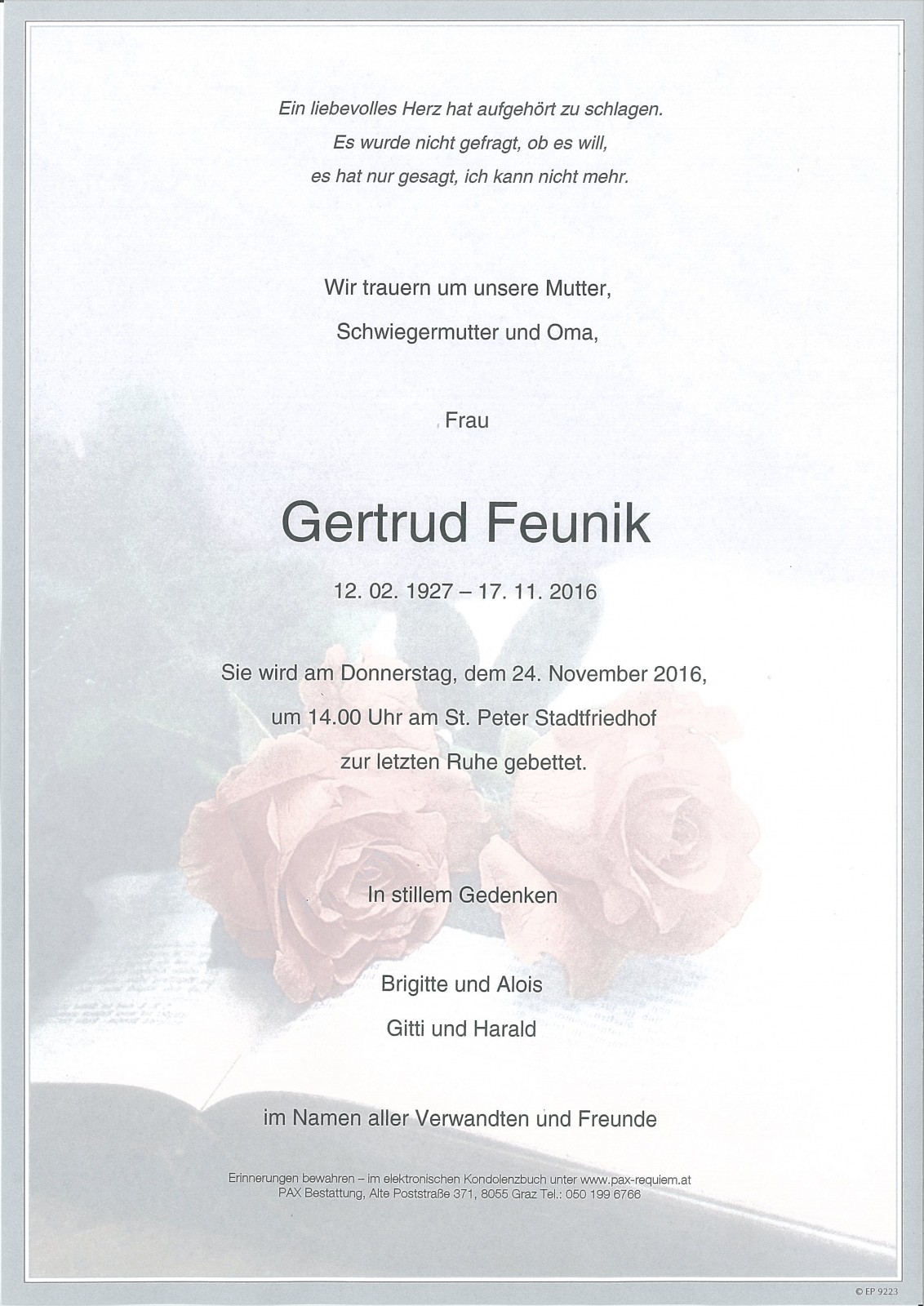 Parte Gertrud Feunik