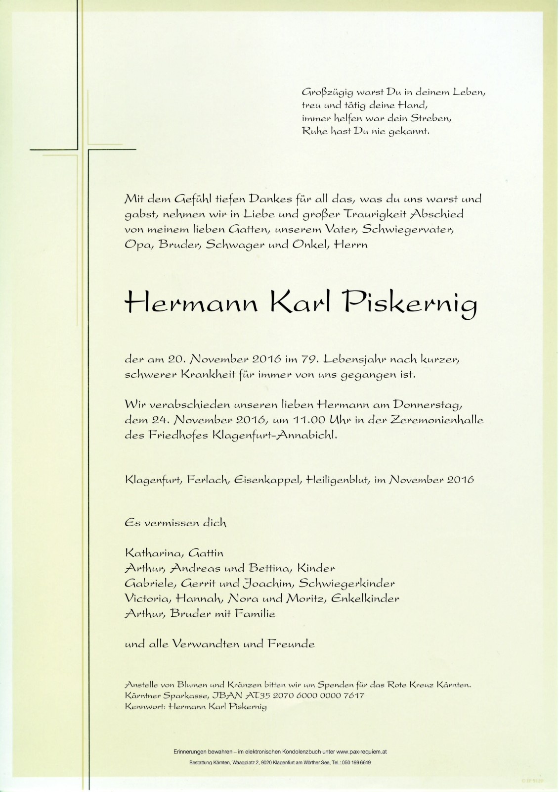 Parte Hermann Karl Piskernig