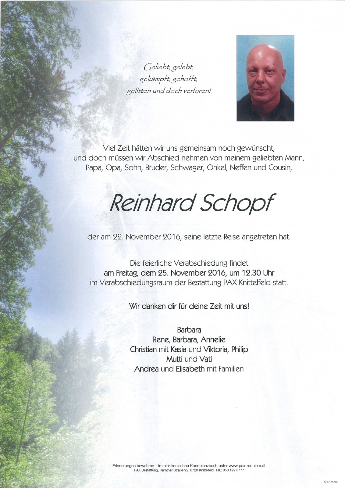 Parte Reinhard Schopf