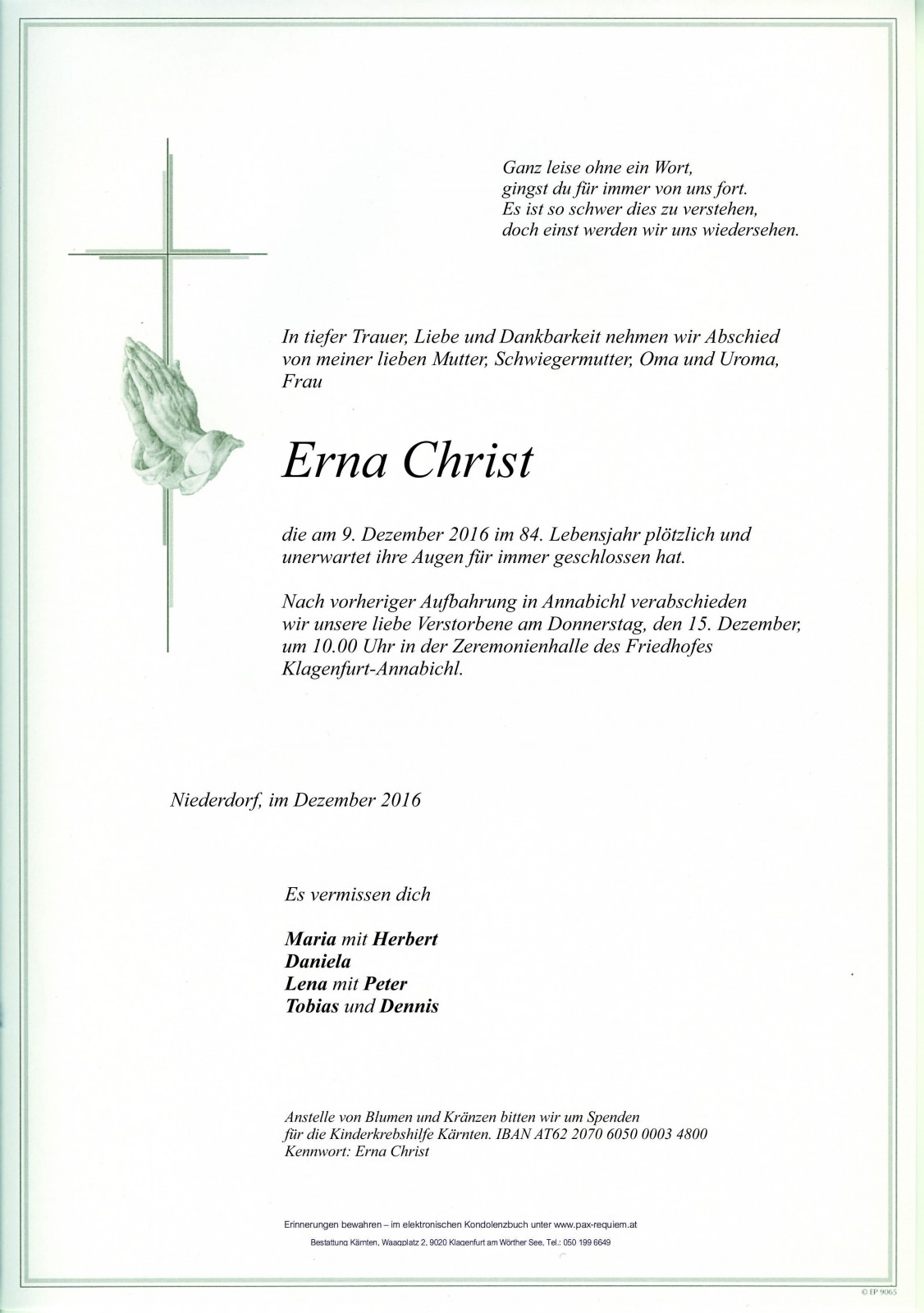 Parte Erna Christ