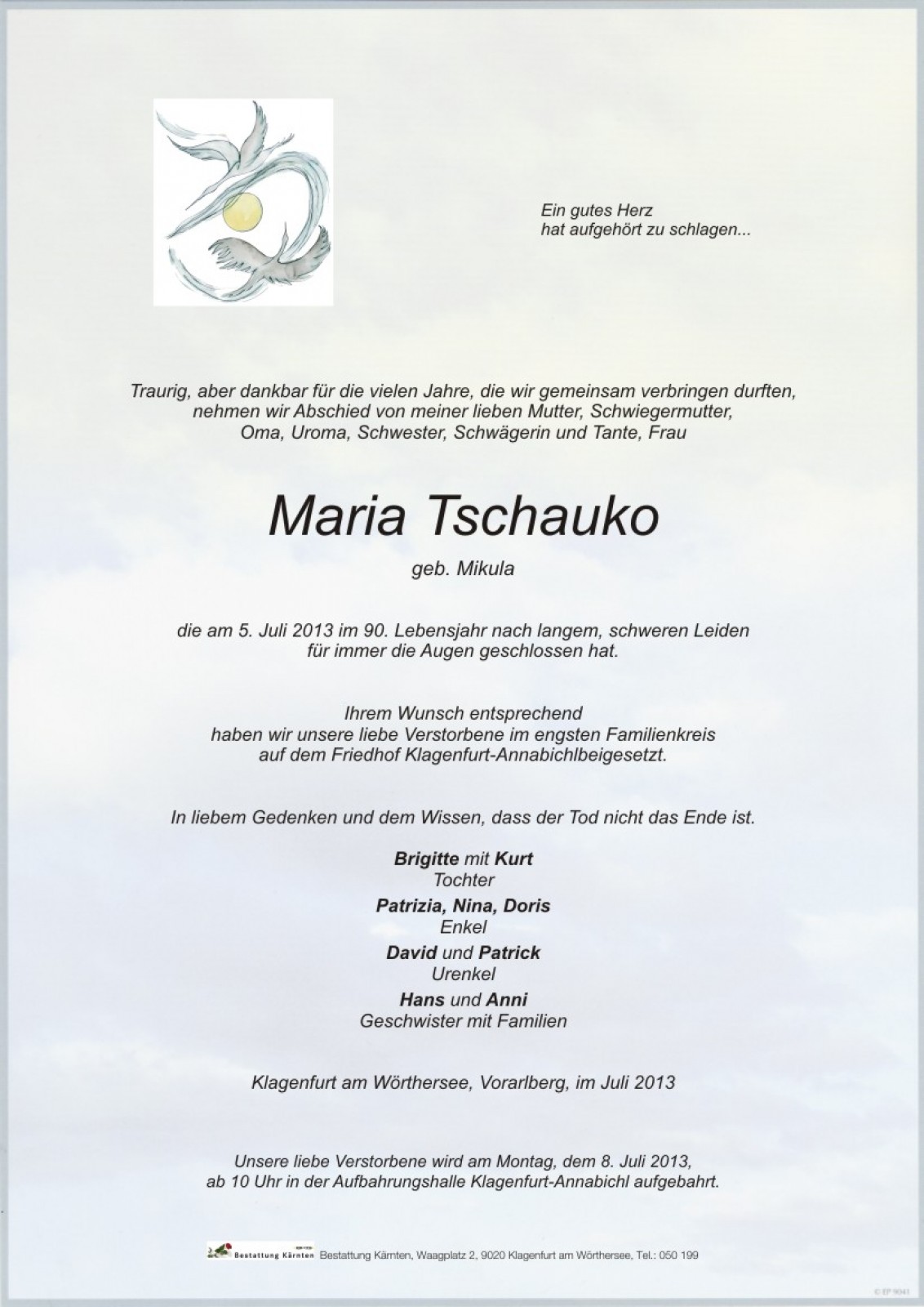 Parte Maria Tschauko