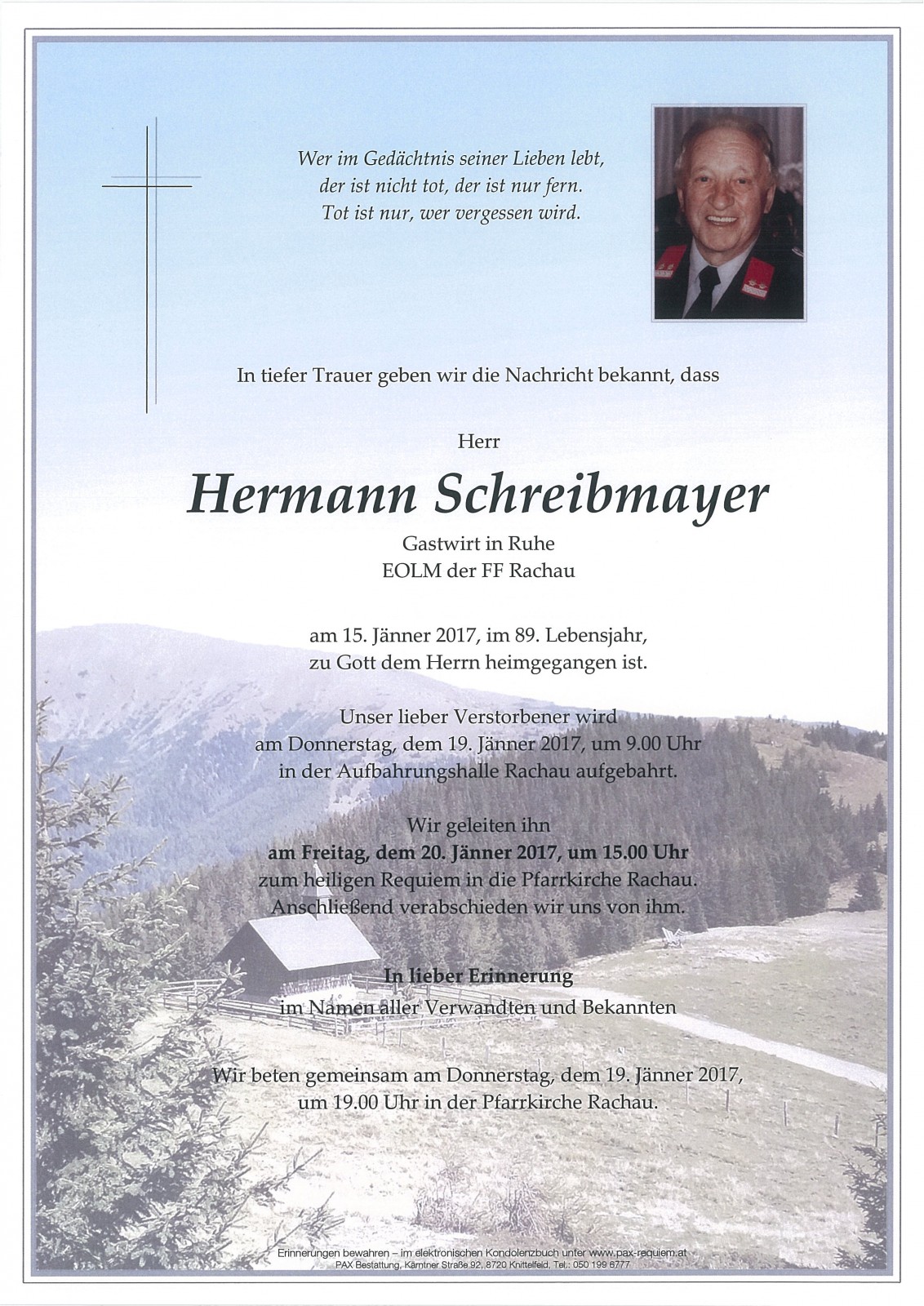 Parte Hermann Schreibmayer