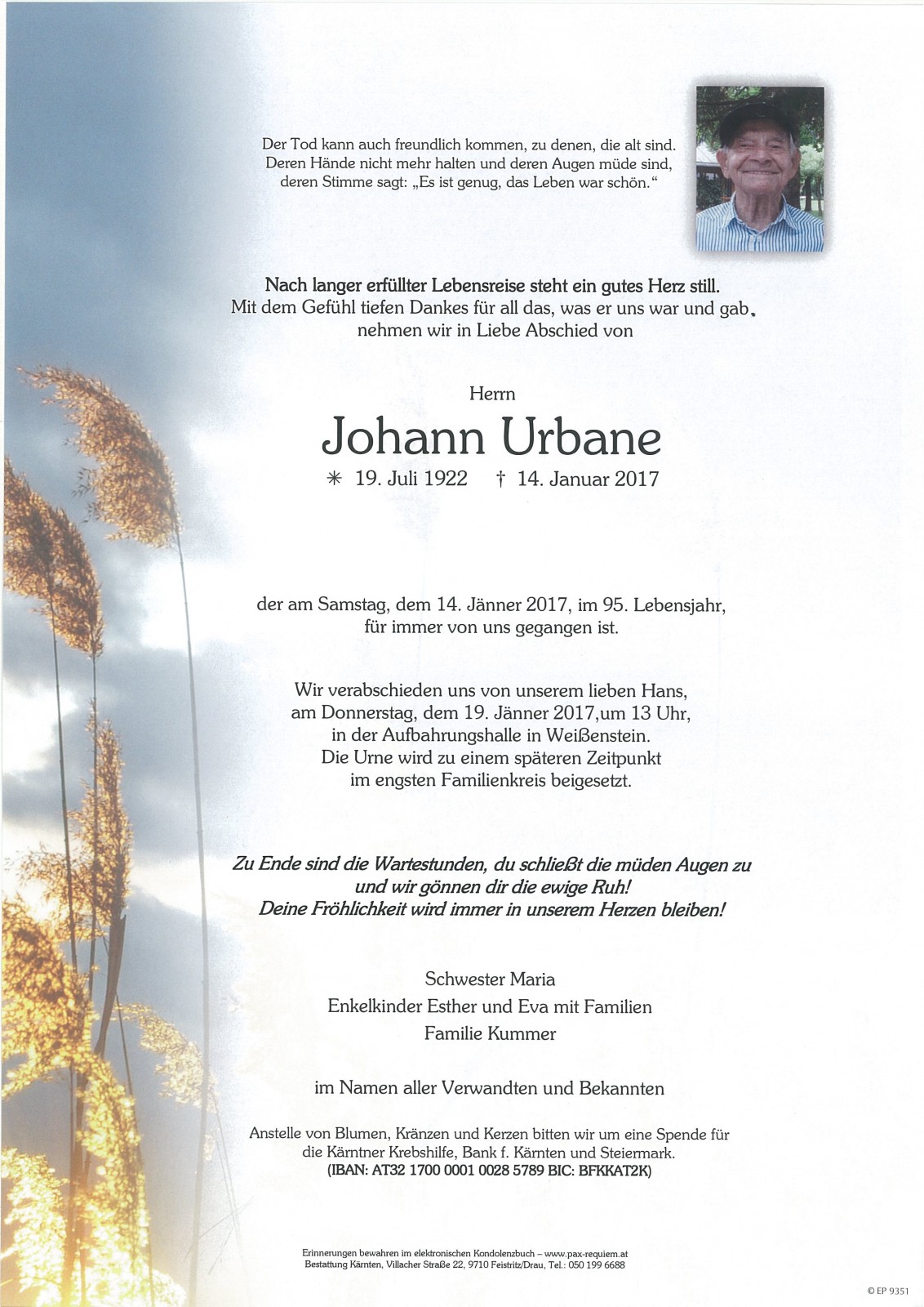 Parte Johann Urbane