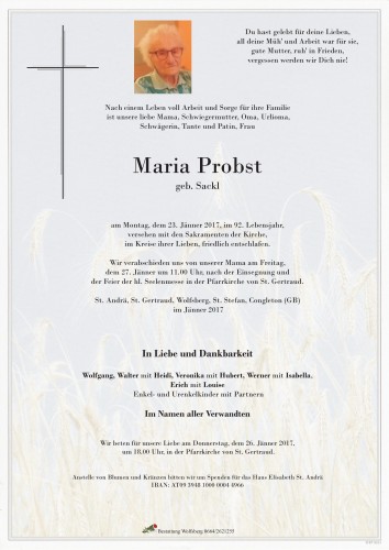 Maria Probst