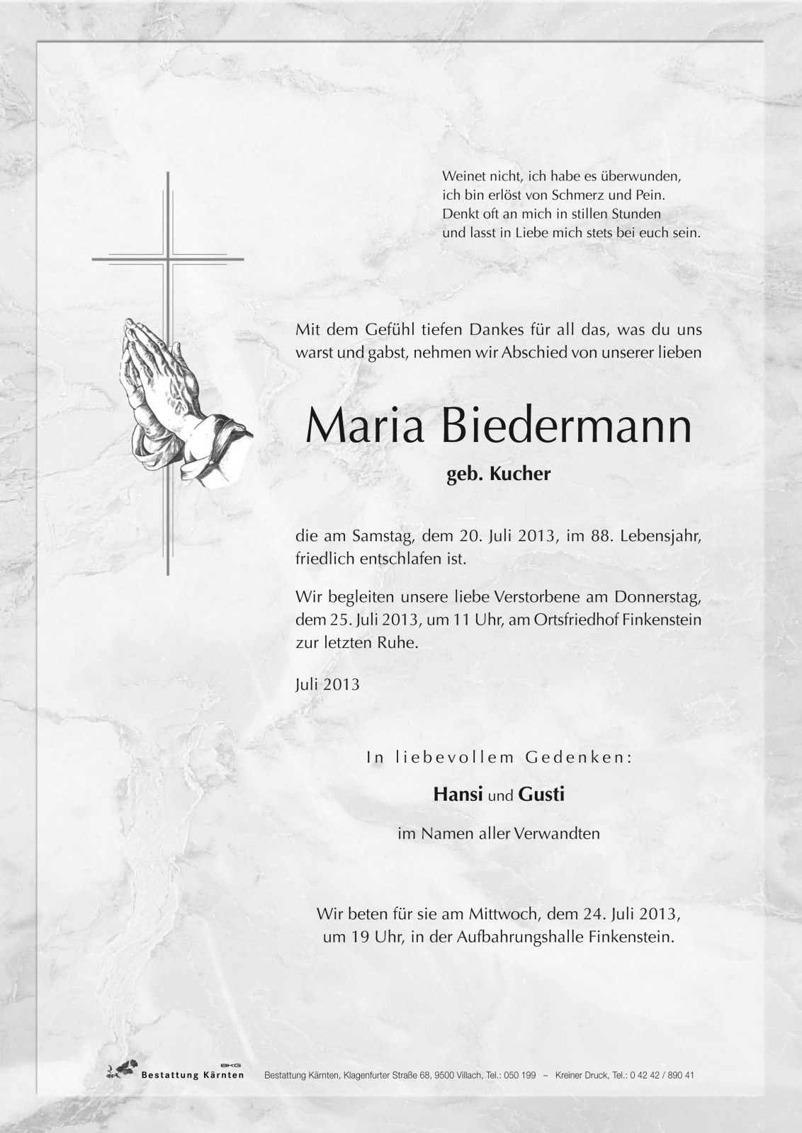 Parte Maria Biedermann