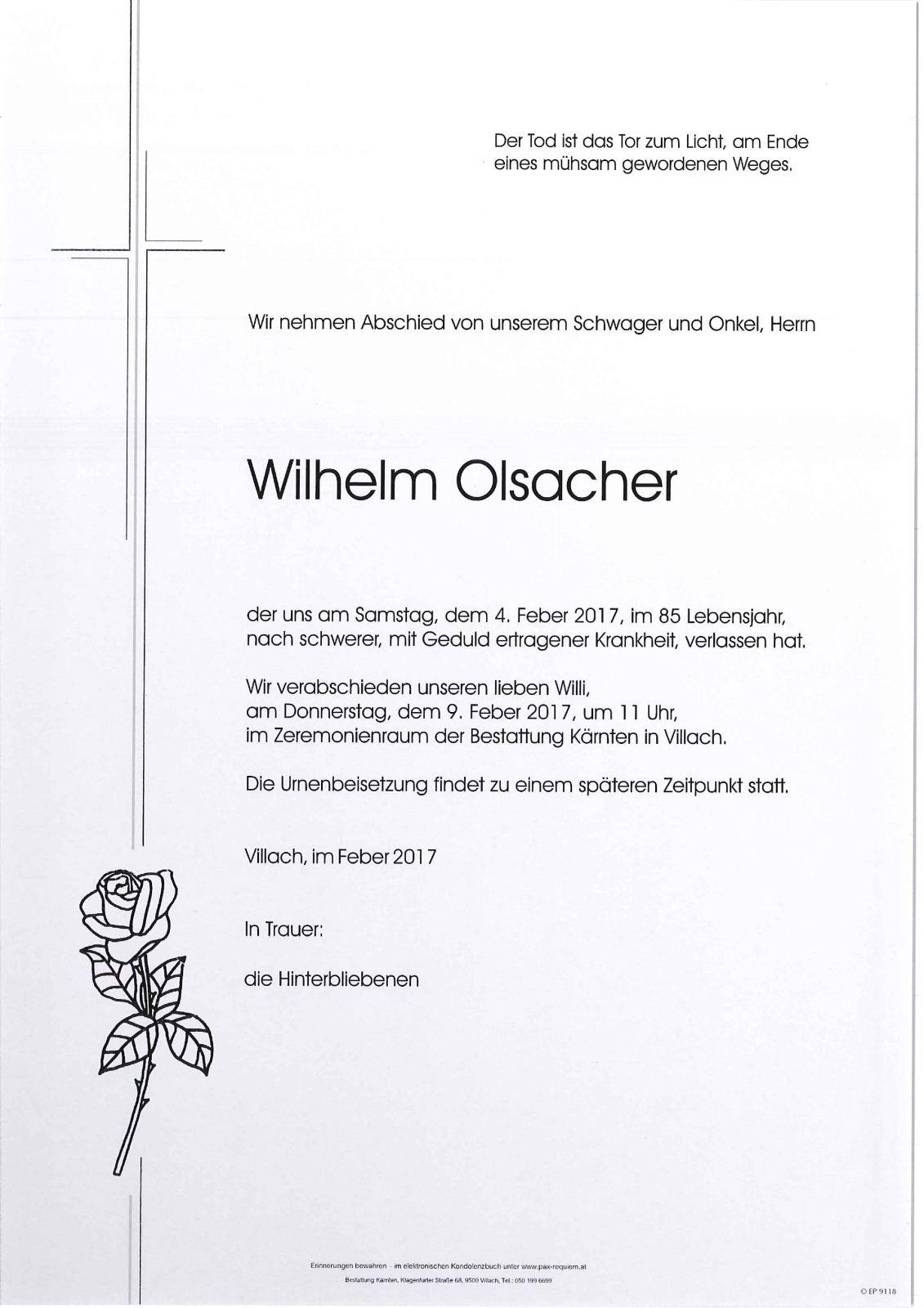 Parte Wilhelm Olsacher
