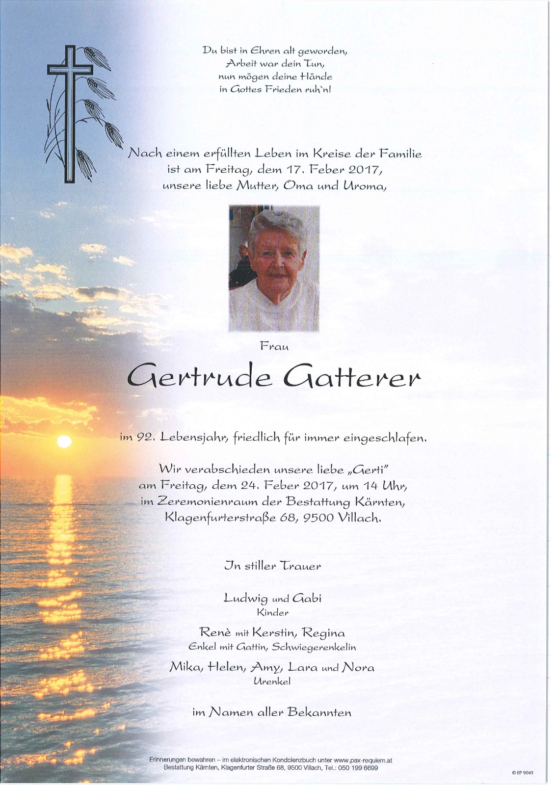 Parte Gertrude Gatterer