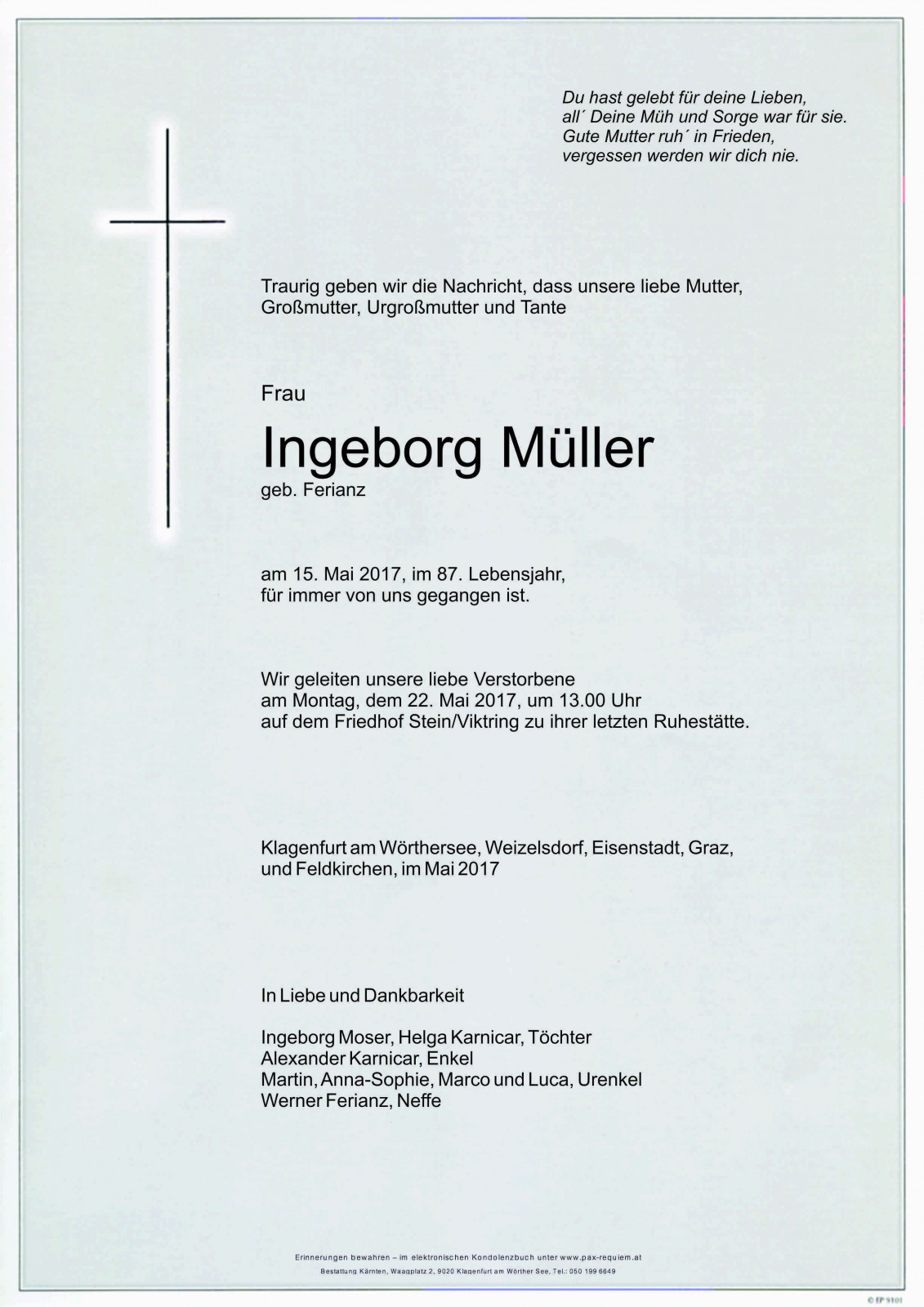 Parte Ingeborg Müller