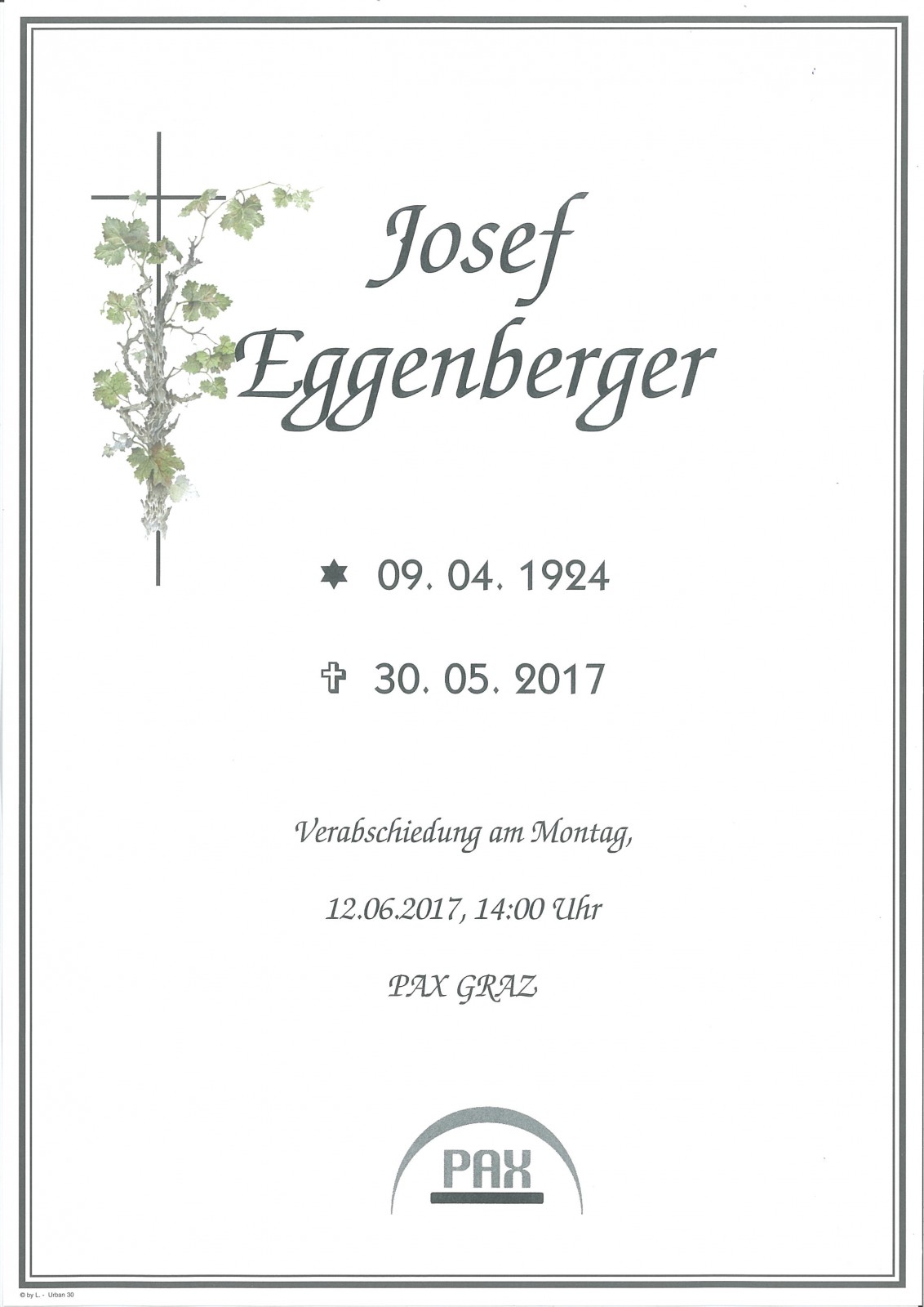 Parte Josef Eggenberger