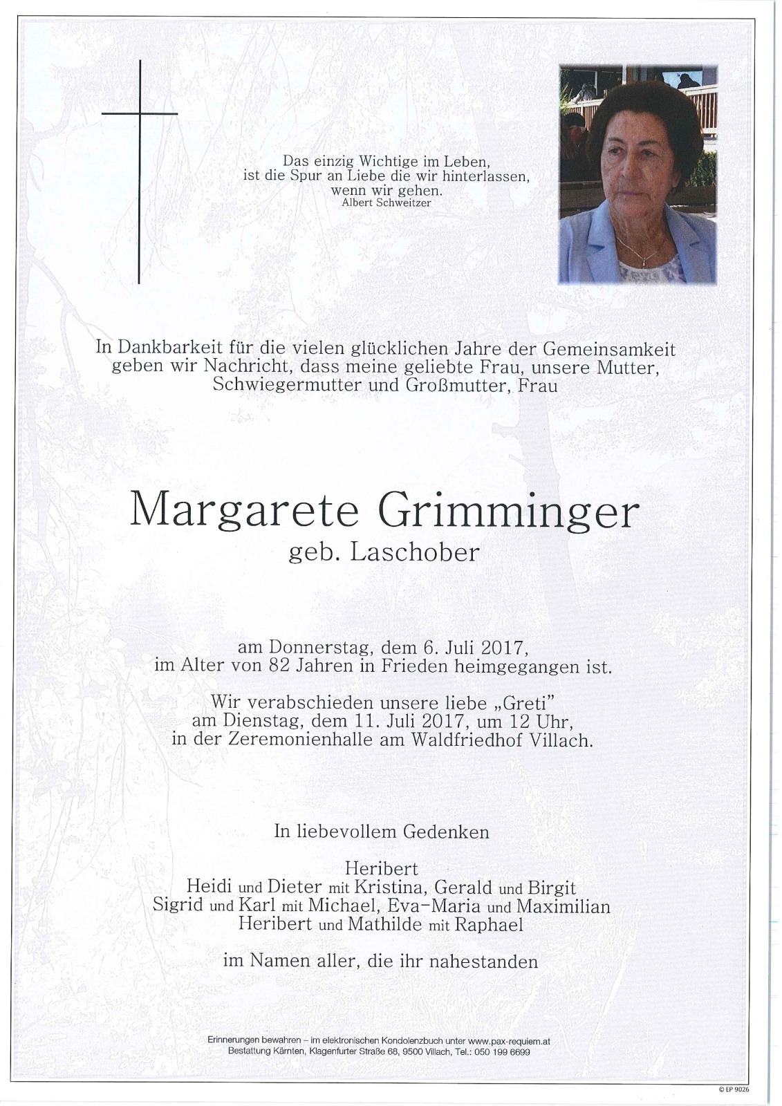 Parte Margarete Grimminger