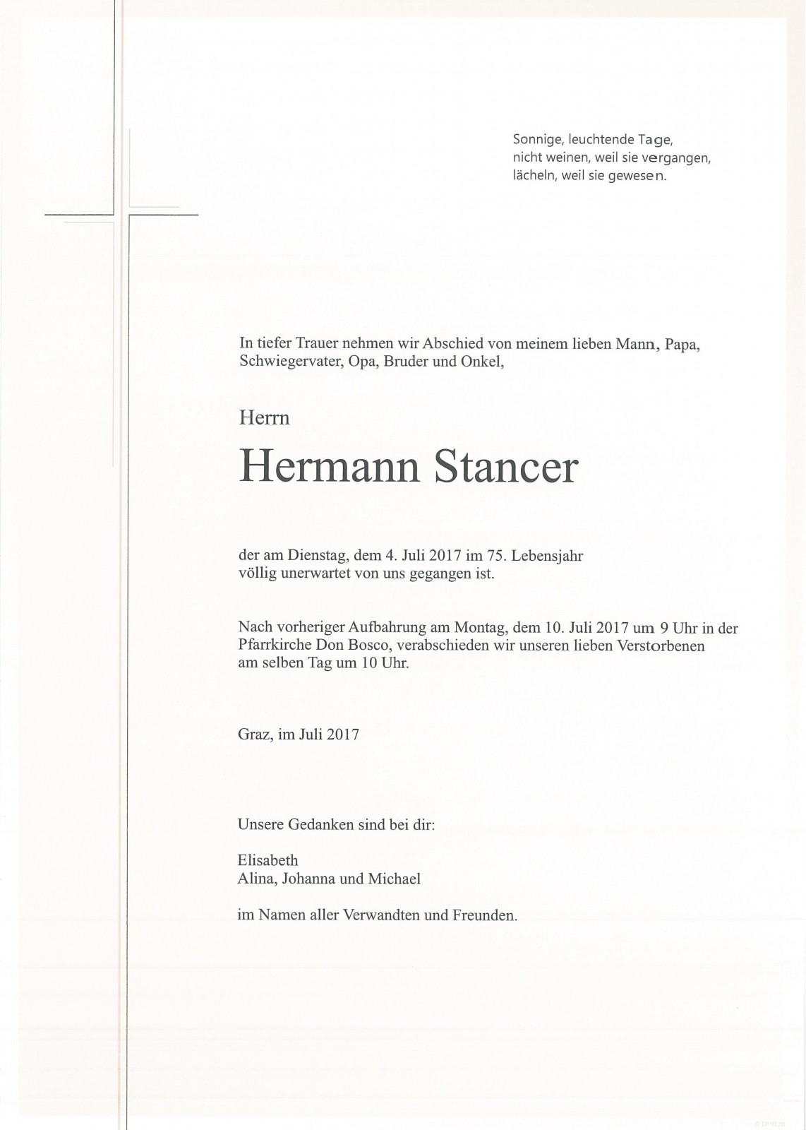 Parte Hermann Stancer