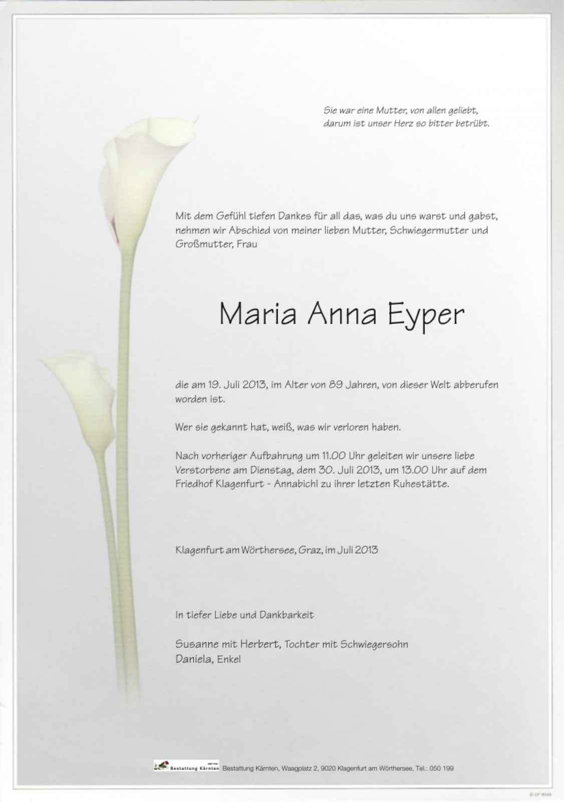 Parte Maria Anna Eyper
