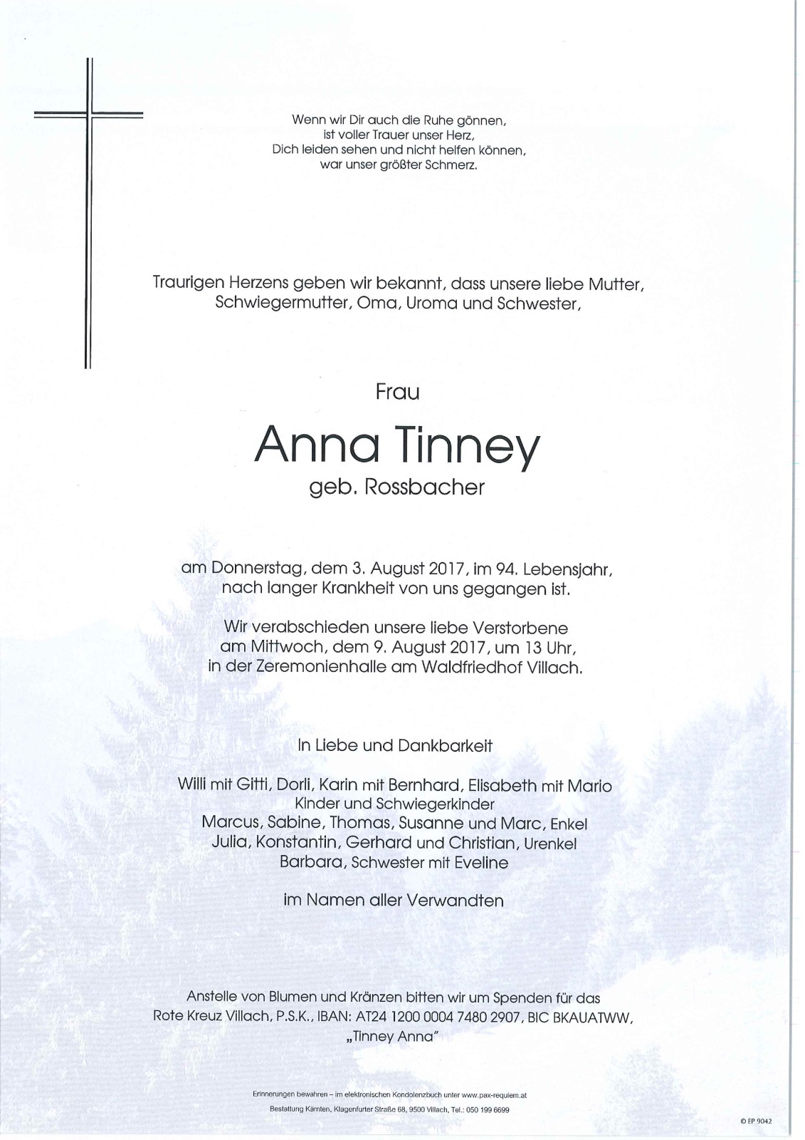 Parte Anna Tinney