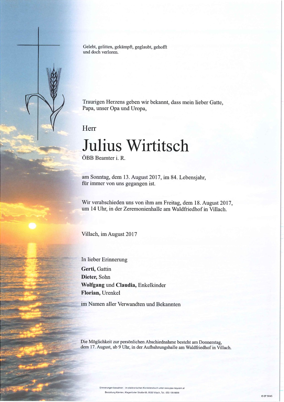 Parte Julius Wirtitsch